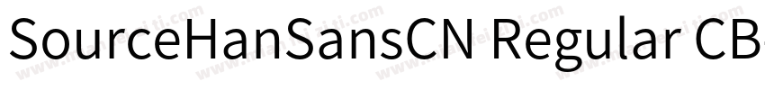SourceHanSansCN Regular CB字体转换